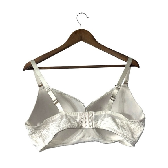 Aerie Plunge Bra Allover Floral Lace Push-up Padding Racerback Adjustable 40DD - Picture 2 of 4